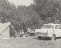 Dovolená u Vinenského jezera, srpen 1968