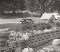 Dovolená u Vinenského jezera, srpen 1968