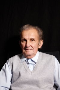 Narcis Tálský při natáčení pro Paměť národa, Jihlava, 2025