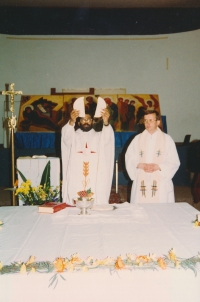 Jáchym Jaroslav Šimek v Římě – spolu s knězem z Indie