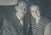 Rodiče Jiří a Růžena Hanke - přelom 40. a 50. let