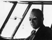 Karel Kuttelwascher po válce jako pilot British European Airways