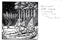 Pozdrav od strýce Stanislava Zimy pro Miroslava Šmejkala a jeho bratra, odeslaný z vězení