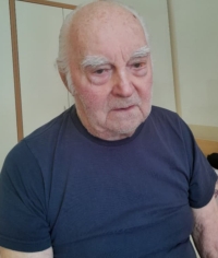 Miroslav Pacák při natáčení pro Paměť národa, červenec 2025, Náměšť na Hané