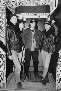 Skupina Dixie 45 v původní sestavě skupiny Šanov 1, (Karel Kalousek, Petr Čermák, Pavel Kyselka, Pavel Báča) 1995