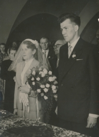 Jaroslava a Jiří Jandovi, 1954