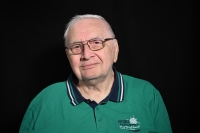 Mirko Juna ve studiu Paměti národa v Jilemnici, 2025