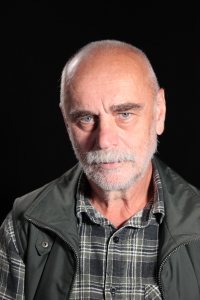 Erich Kříž při natáčení