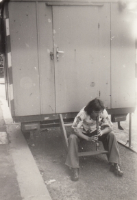 Milan Linhart v Praze, 1972