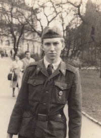 Zdeněk Kolařík na vojně, 1963, Domažlice