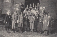 Odsun Němců z Novojičínska, osazenstvo jednoho z vagónů