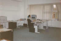 Pamětník v redakci německých novin v roce 2006