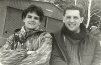 Růžena Hajnová s manželem Petrem (60. léta 20. st.)