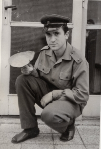 Josef Grobelný během své služby u Pohraniční stráže (1972-1974)
