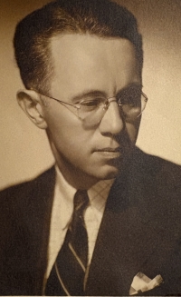 Jaroslav Mičan, strýc pamětníka Jiřího Petze, 1936
