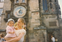 S dcerou Anastasií, Praha, 1993