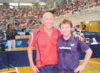 Mistrovství Evropy veteránů, Jindřich Panský s vítězným Dánem Allanem Bentsenem, 2009