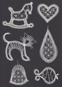 Ozdoby na stromeček, ručně vyrobila Jana Dvořáková