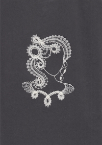 Paličkovaná dáma, ručně vyrobila Jana Dvořáková