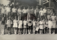 school photo, Juraj Kuzma in the top row third from the left