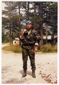 Jaroslav Španko na misi UNPROFOR, rok 1995