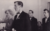 Svatba rodičů, 1958