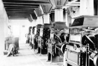 Stroje automatického válcového mlýna Františka Havránka v Pečkách