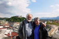 S manželkou Marií v Lublani, 2017