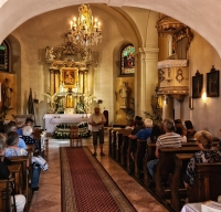 Čtení ze Starých svěcení v kostele Panny Marie Sněžné na Malenisku, 2022