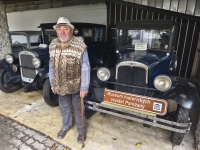 František Jiříček ve svém muzeu v roce 2025