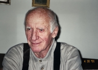 Jiří Fišer (1921–2002), poslední fotka otce z roku 2001