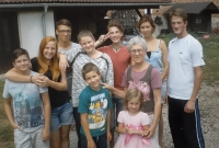 Ivanka Fišerová s vnoučaty