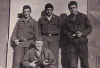 Ladislav Drahoš na vojně, Hájnice (České Budějovice), 1968