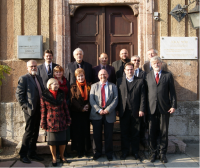 Komárno, 2010, na jednání s vedením reformované církve na Slovensku 
