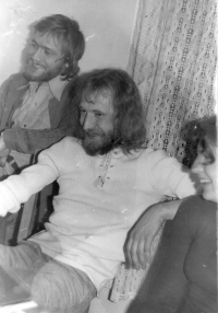 Na chalupě v Lovčicích, rok 1977