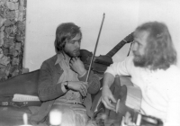 Na chalupě v Lovčicích, rok 1977