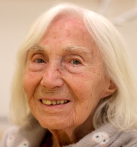 Jitka Lieblová, natáčení pro Paměť národa - terénní reportáže, Vojkov, červenec 2025