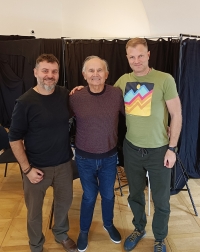 Tadeusz Wilk během natáčení, rok 2025