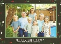 Josef Šedivec s manželkou a vnoučaty, 2024