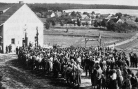 Návštěva Nikity Sergejeviče Chruščova v Bušovicích v roce 1957 