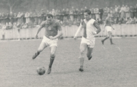 V souboji s Eduardem Gáborikem během vojenské služby ve VTJ Tachov, 1965