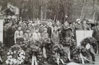 Naděžda Nikišina, pietní akce u koncentračního tábora Svatava, 80. léta