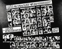 Tablo absolventů lidové školy umění v Praze z let 1975–1979. Ivan Pelíšek mezi absolventy instrumentálního oboru v druhé řadě první zprava. Mezi pedagogy v první řadě třetí zprava je Karel Velebný, učitel Ivana Pelíška