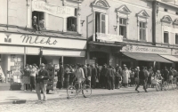 Srpen 1968 v Šumperku. Autor fotografie Stanislav Pavlík