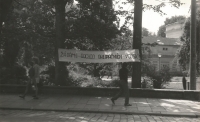 Srpen 1968 v Šumperku. Autor fotografie Stanislav Pavlík