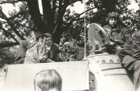 Srpen 1968 v Šumperku. Autor fotografie Stanislav Pavlík