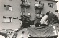 Srpen 1968 v Šumperku. Autor fotografie Stanislav Pavlík