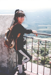 Jaroslava Velartová na výletě po roce 2000
