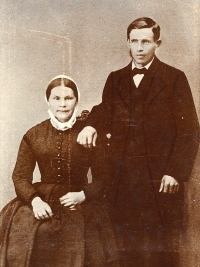 Vilém Hartwig s manželkou. Zdroj: archiv Jednoty bratrské