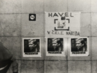 Havel v čele národa i presidentem. Zdroj: archiv pamětnice